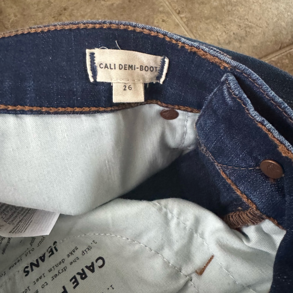 O Women's Madewell Cali Demi-Boot Denim Jeans - Picture 7 of 9